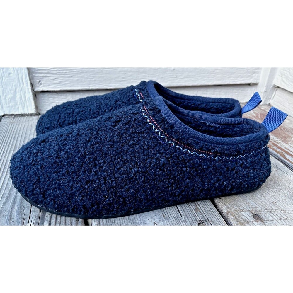 Bombas Sunday Slippers Women’s 11 Sherpa Comfort Slip On Mule - Navy Blue - Picture 4 of 10
